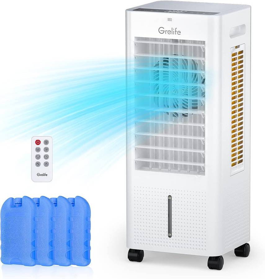 Introducing the Grelife Portable Evaporative Air Cooler!