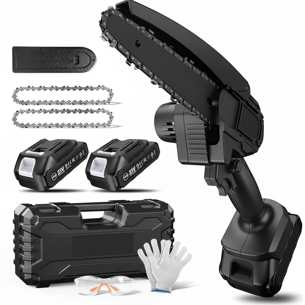 Mini Chainsaw Black Case