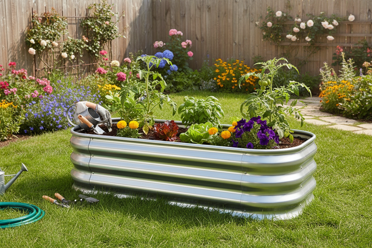 Raised Garden Bed Lifestyle Image