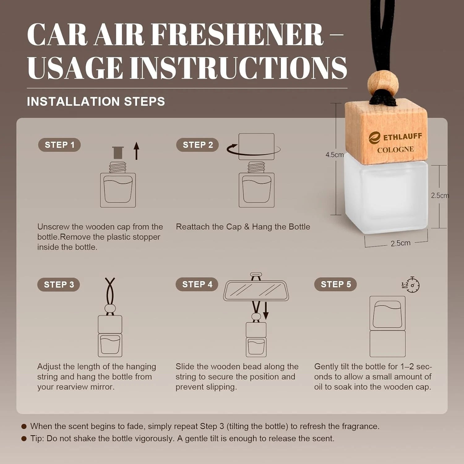 Ethlauff Car Diffuser set