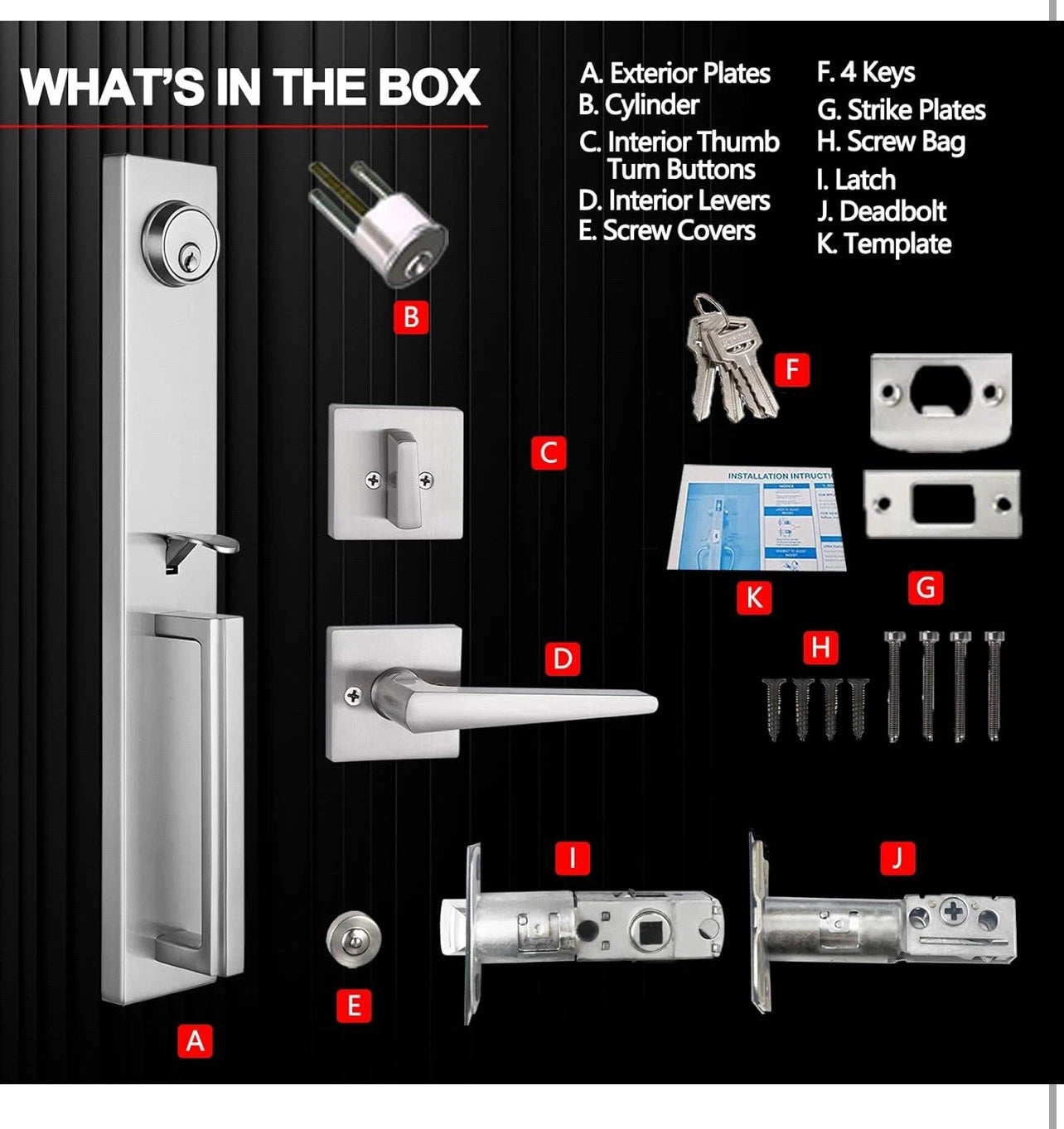 NewBang Hardware entrance lock system