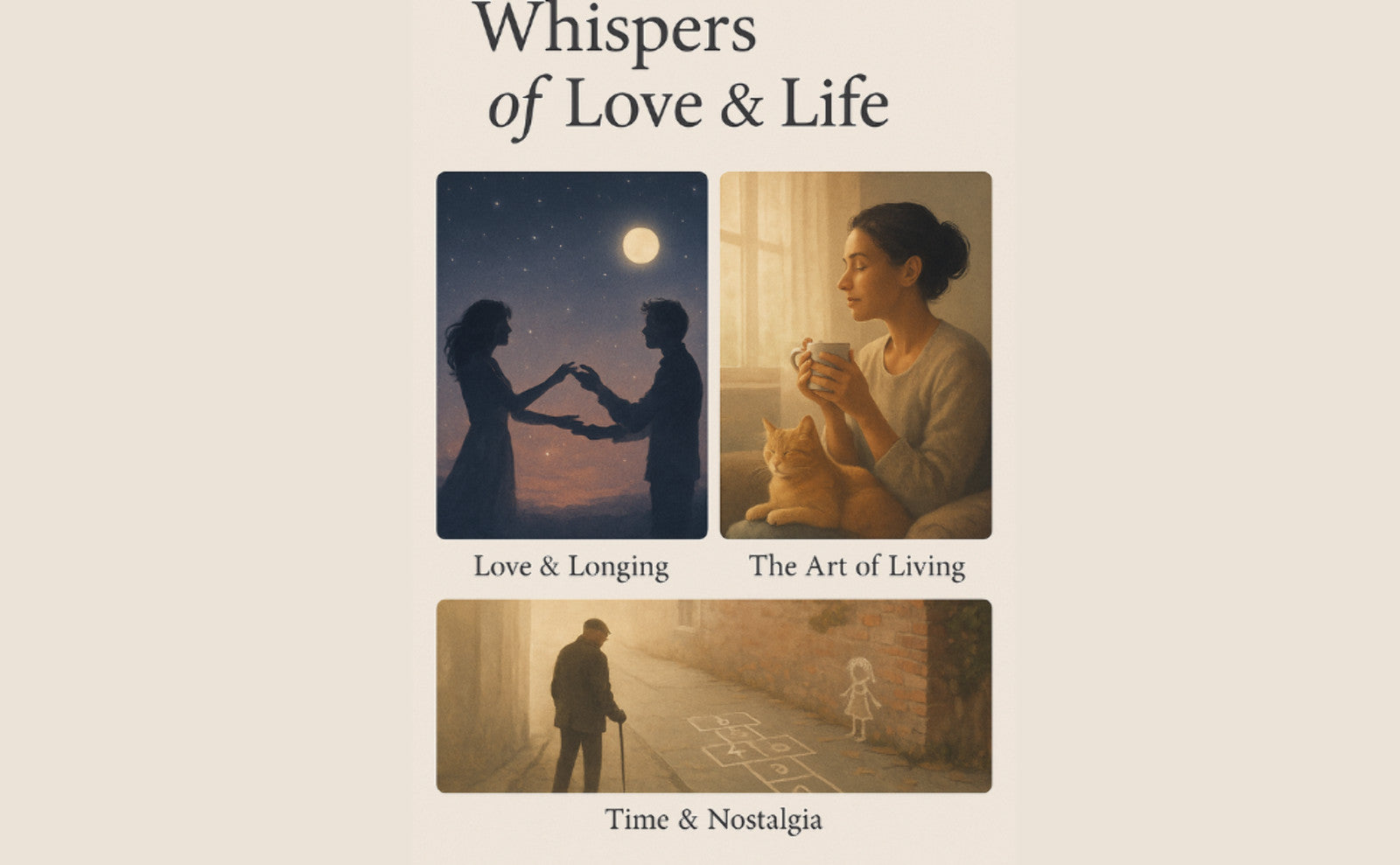 Whispers of Love, Life; Poems on Love, Longing, and the Art of Living (Paperback or Hardcover)