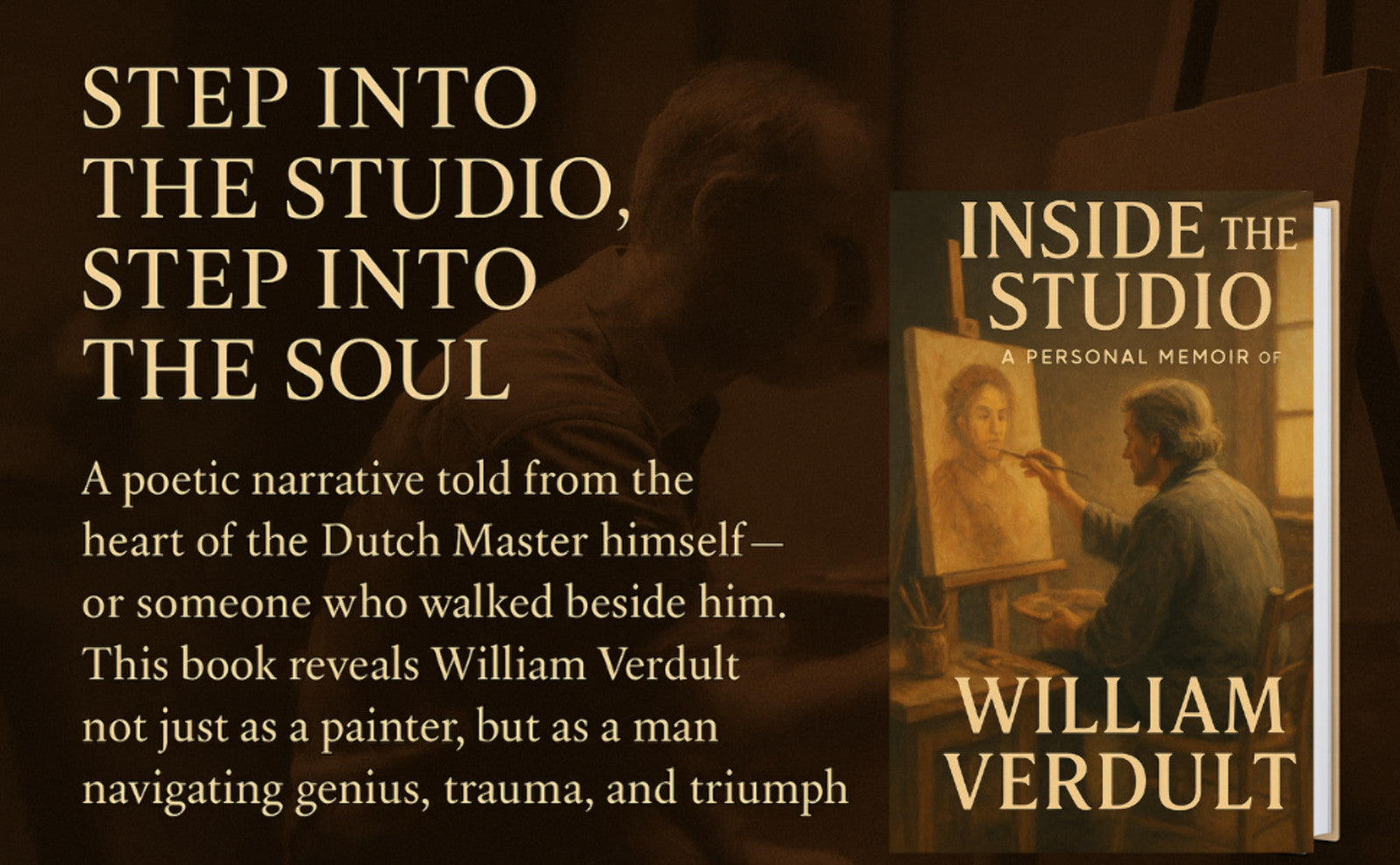 Inside the Studio: A Personal Memoir of William Verdult Authentic ( Paperback or Hardcover)