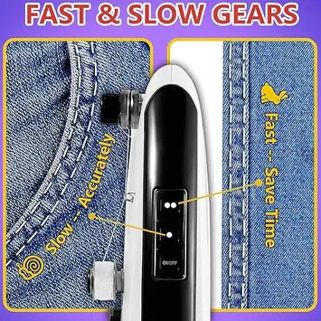 Mini Sewing Machine Electric Stitch Portable Hand Cordless Travel Household