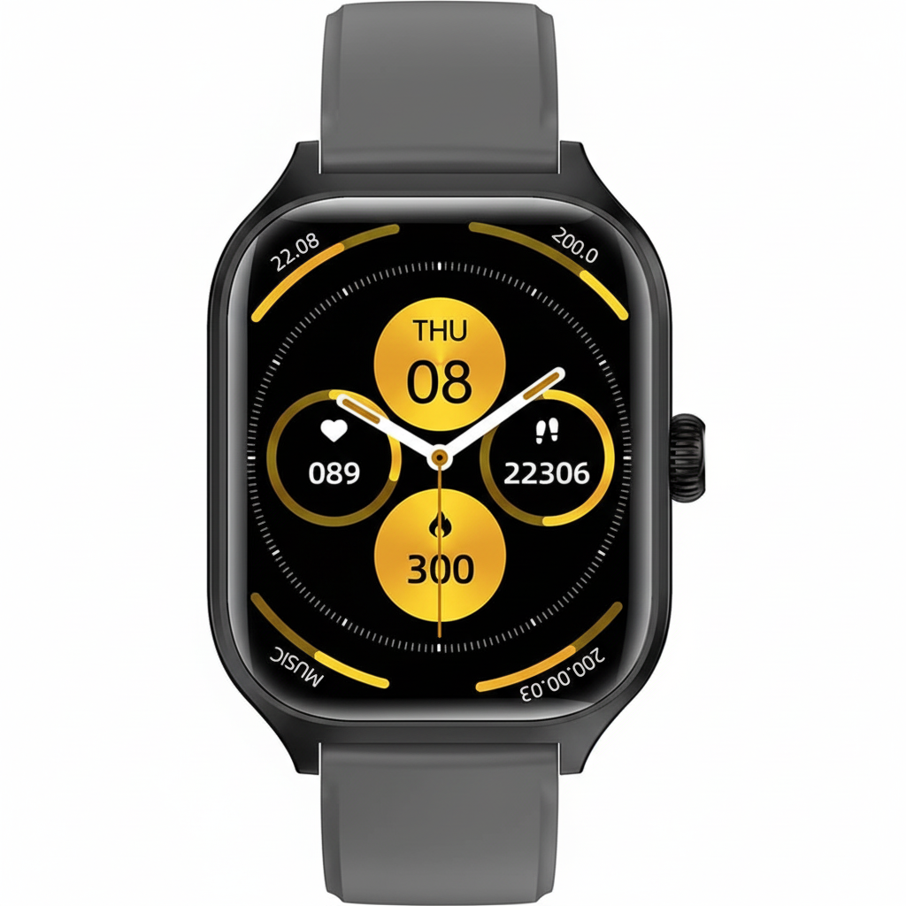 Smartwatch with Grey Band