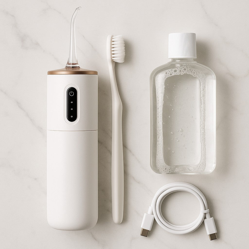 Portable Water Flosser 280ml USB Rechargeable Cordless Irrigator