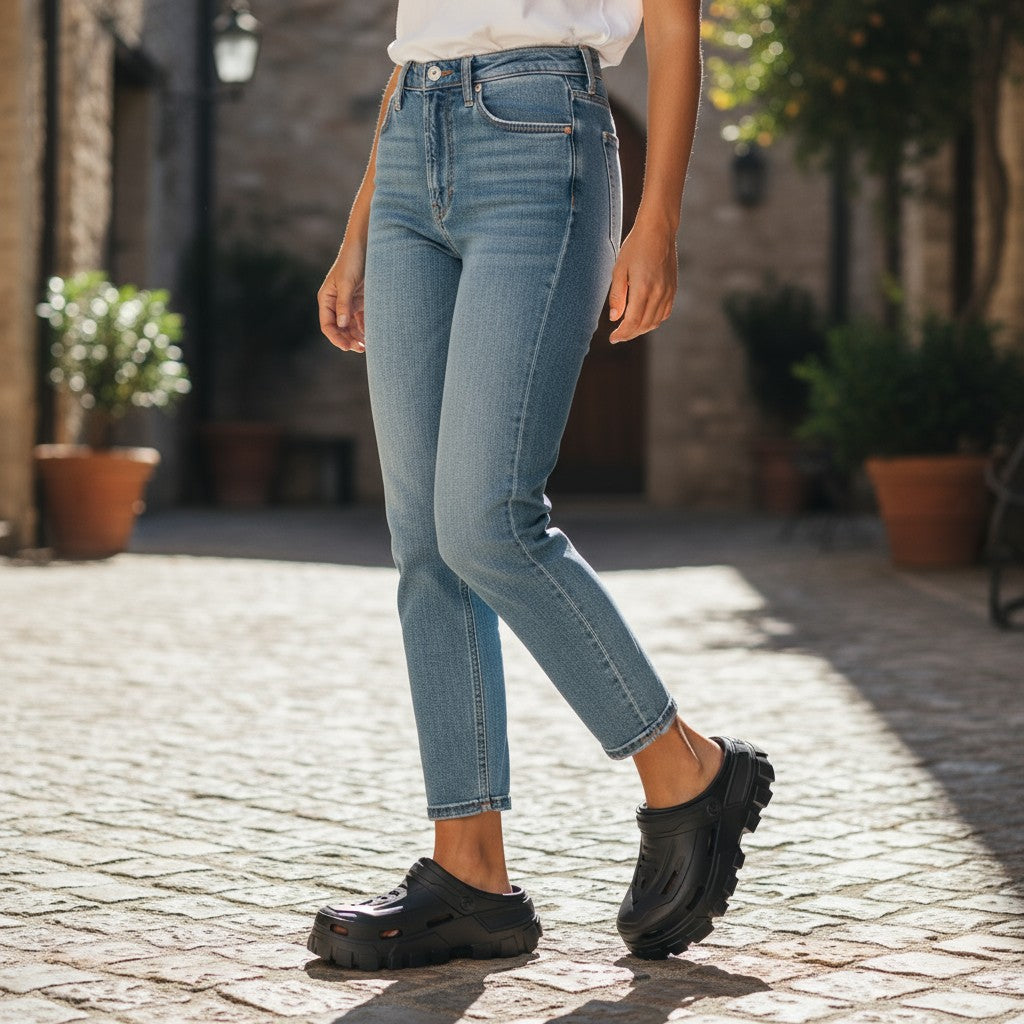 Unisex Perforated Clogs - Lightweight EVA Arch Support Sandals for Men & Women